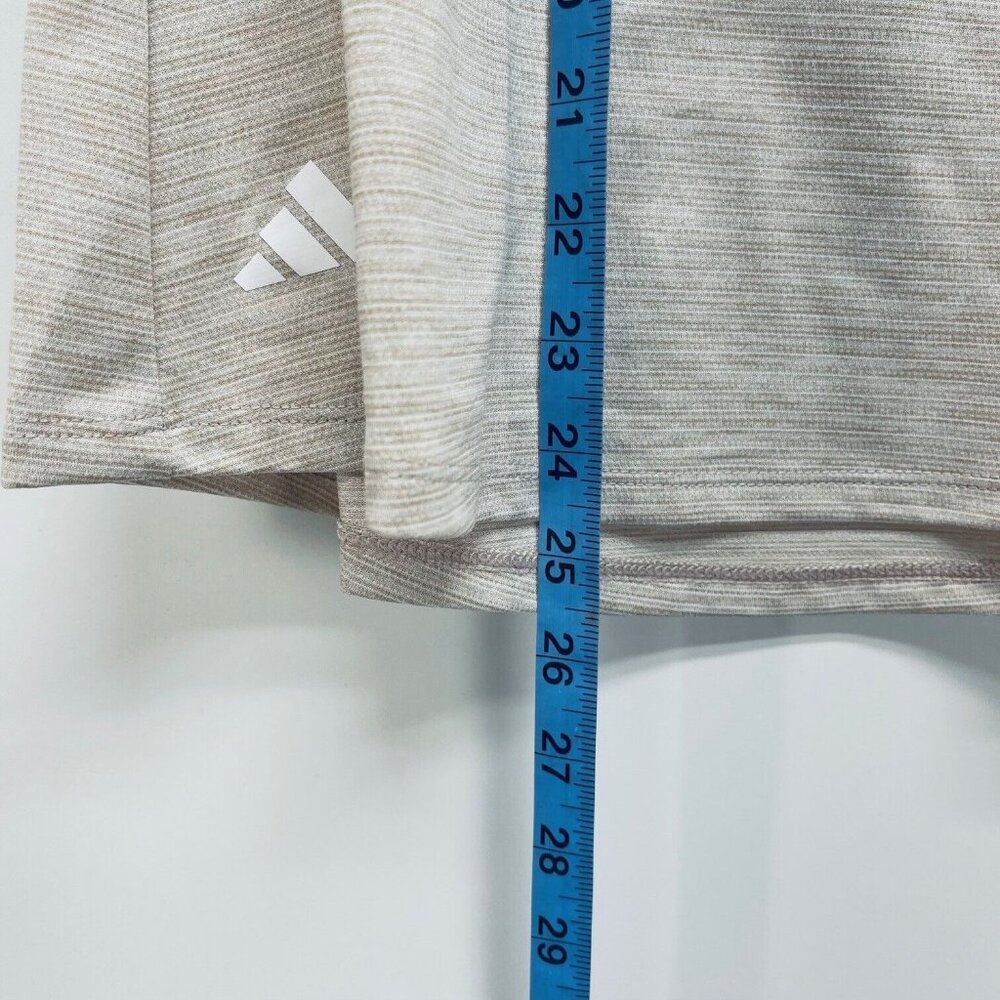 Adidas Golf Shirt Size S Women’s Heathered Essentials Mock Neck Brown NWT - Picture 6 of 12